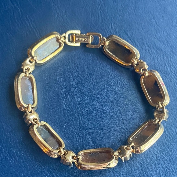 Monet Gold and Brown Bracelet - Picture 3 of 5